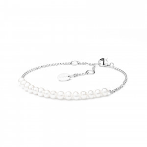 Bratara perle naturale albe si argint DiAmanti SK19221B_W-G (Argint 925‰ 1,3 g.)